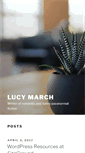 Mobile Screenshot of lucymarch.com